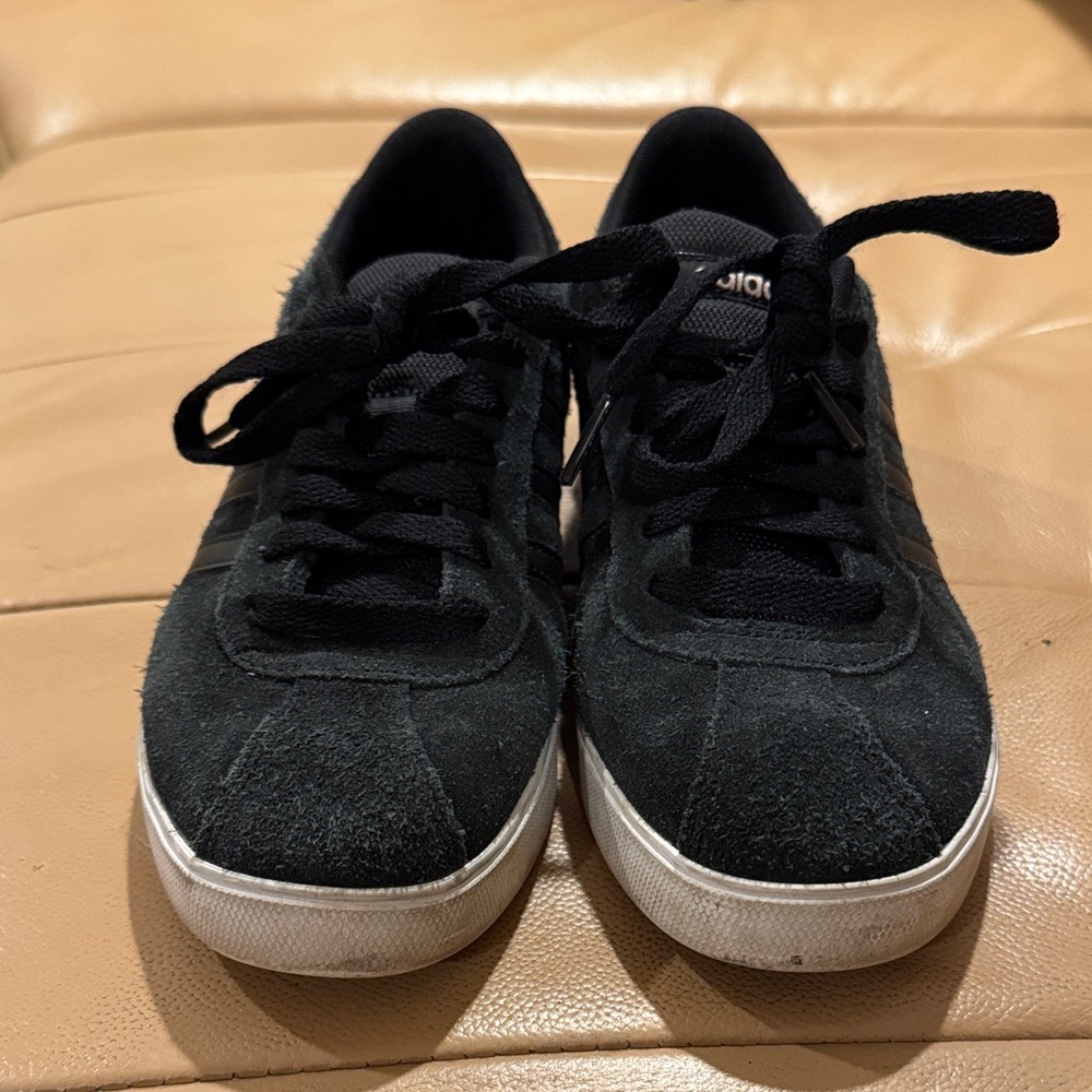 Adidas Black Suede Casual Sneakers - Picture 2 of 7